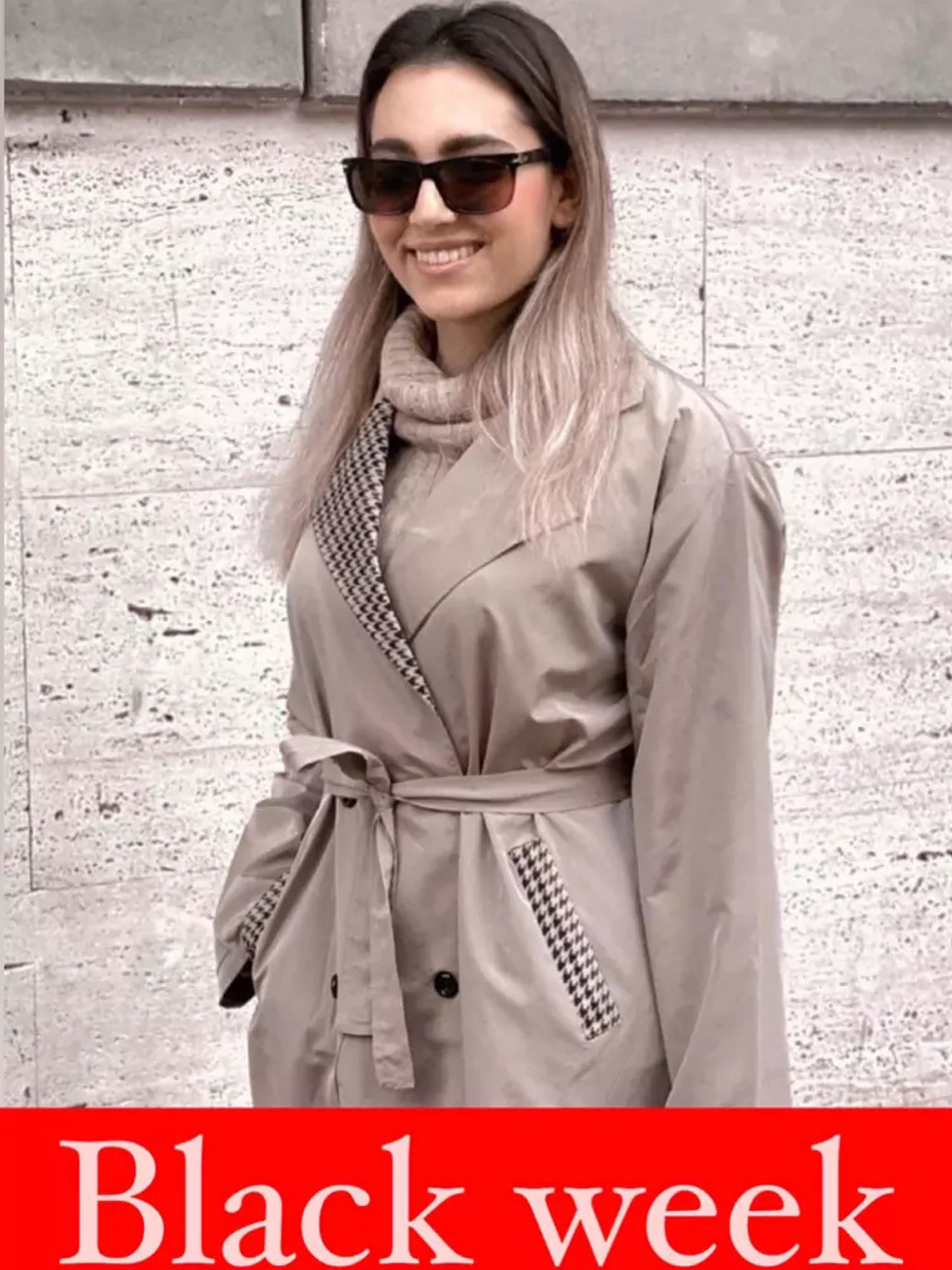 ترنچ كت باروني پيردوپل هفته سياه 