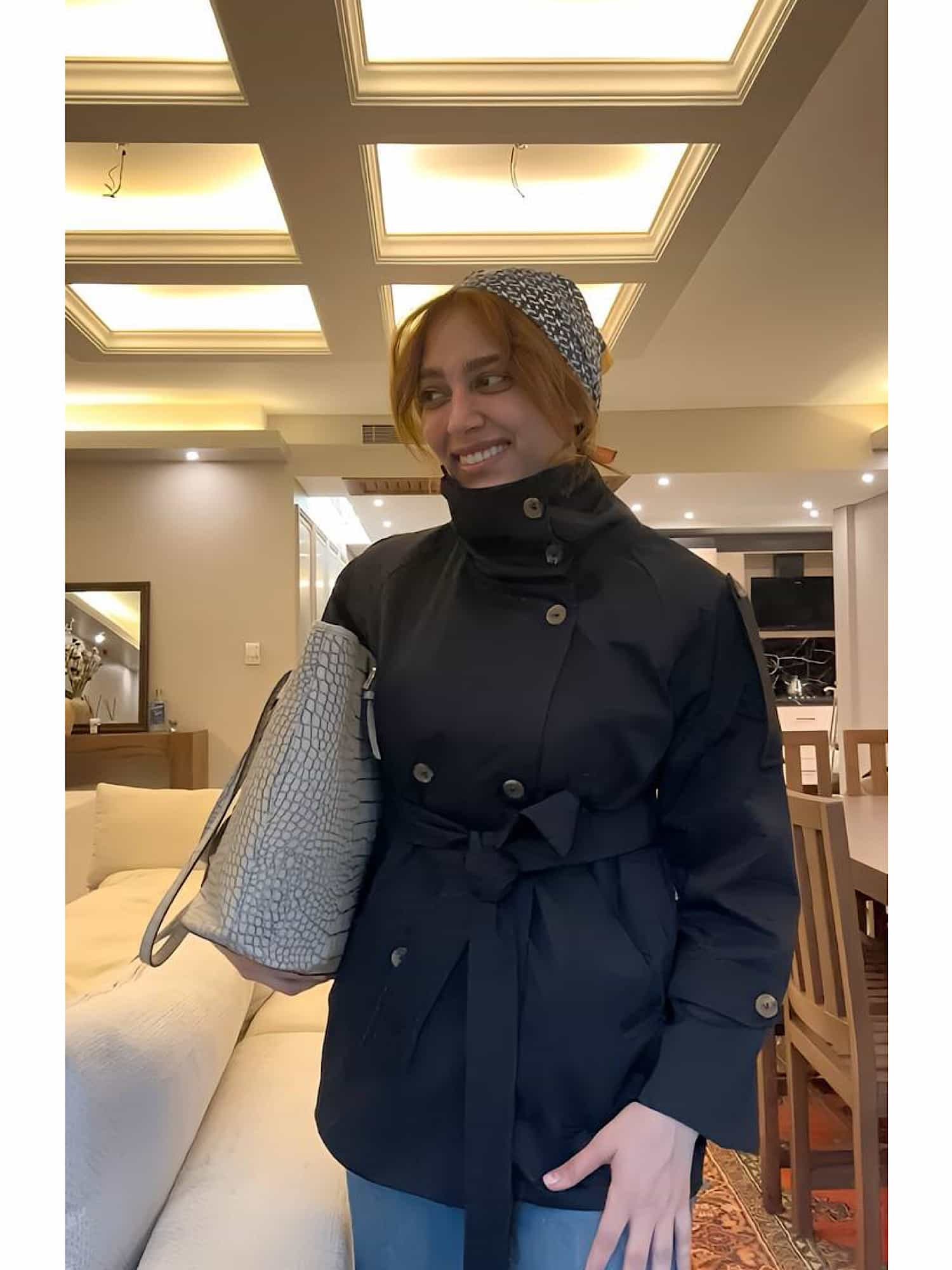 ترنج کت یقه دار