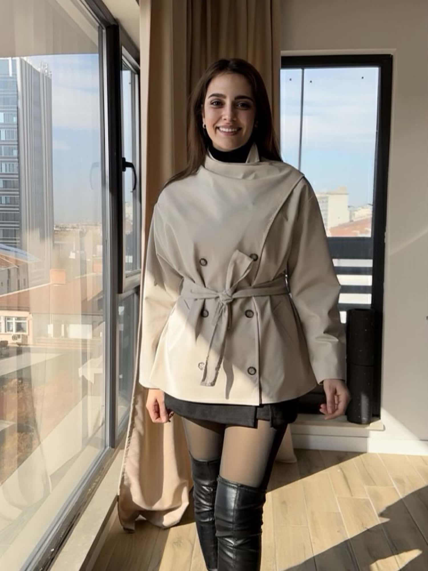 بلك ويك ترنچ كت كوتاه 