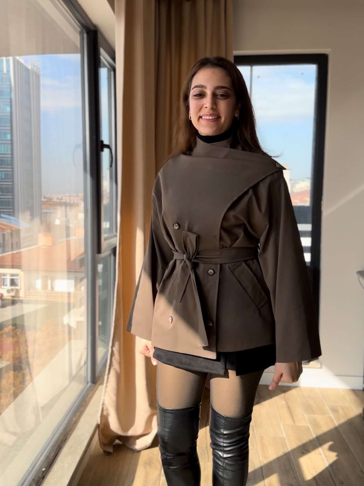 بلك ويك ترنچ كت كوتاه 