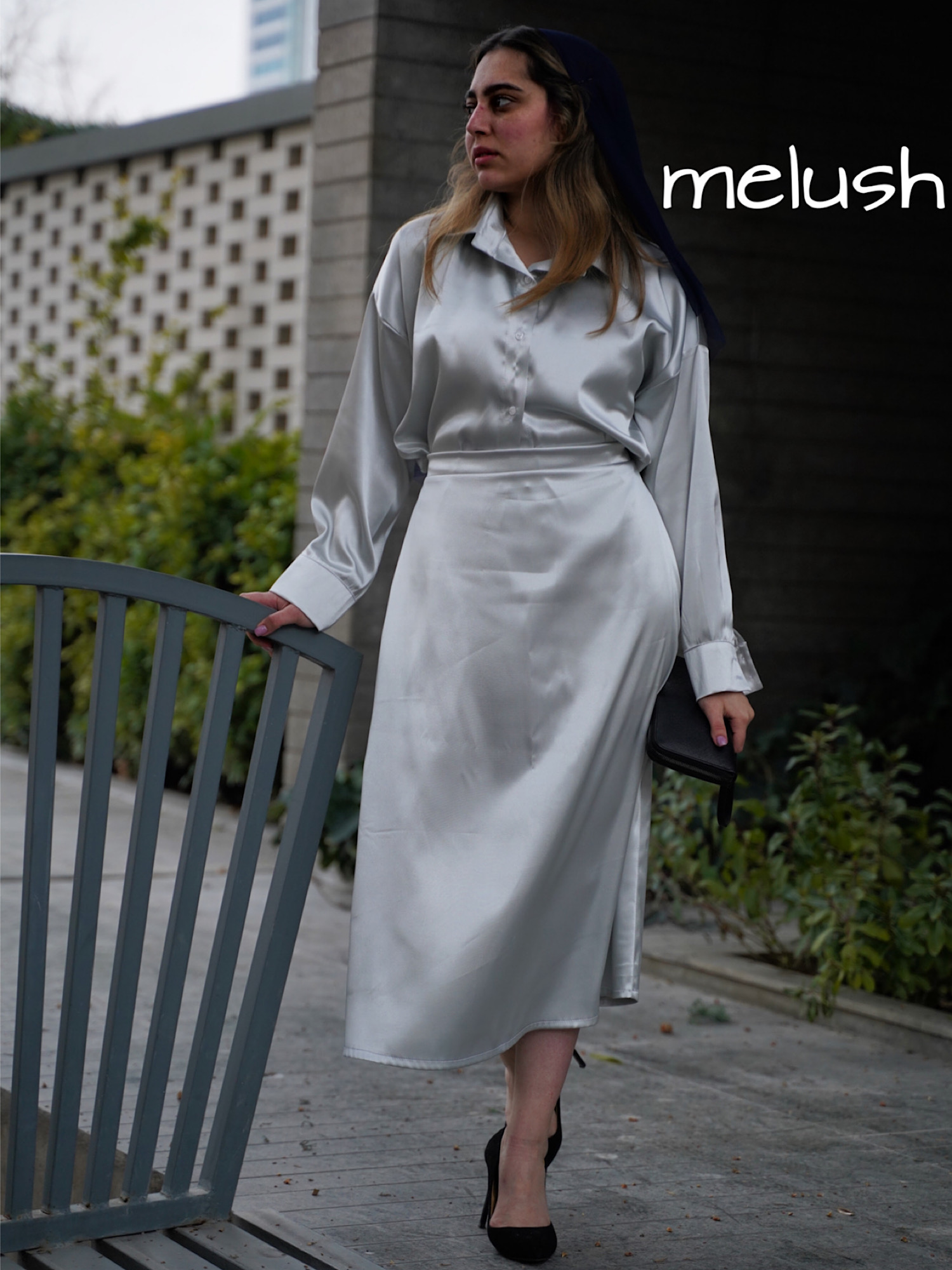 ست شوميز و دامن نرمين 